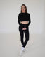 BABY ICE BASIC LONG SLEEVE TOP - BLACK